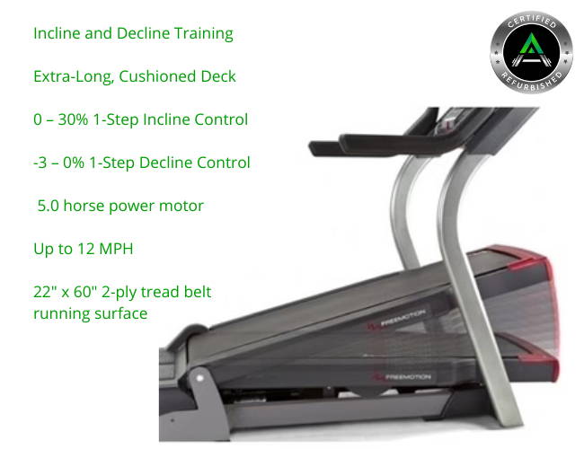 Freemotion incline trainer for sale best sale
